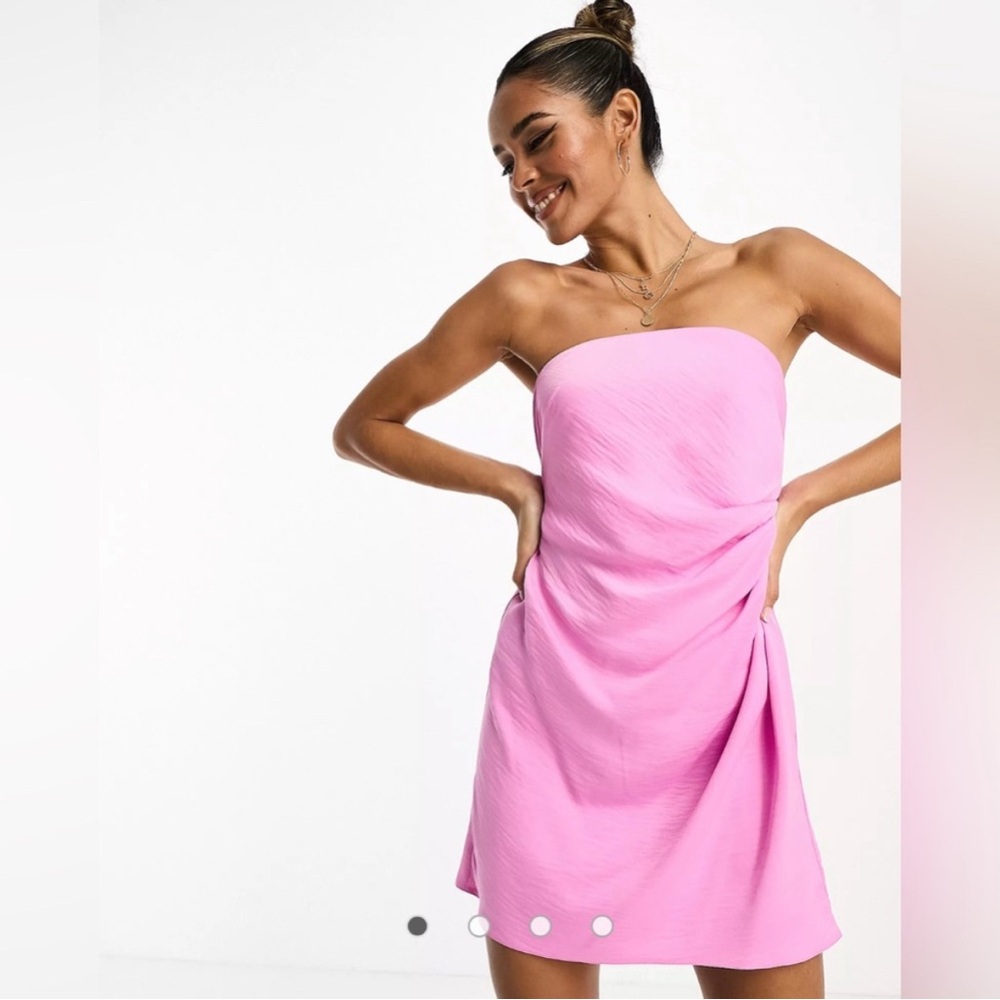 ASOS Strapless Pink Dress
